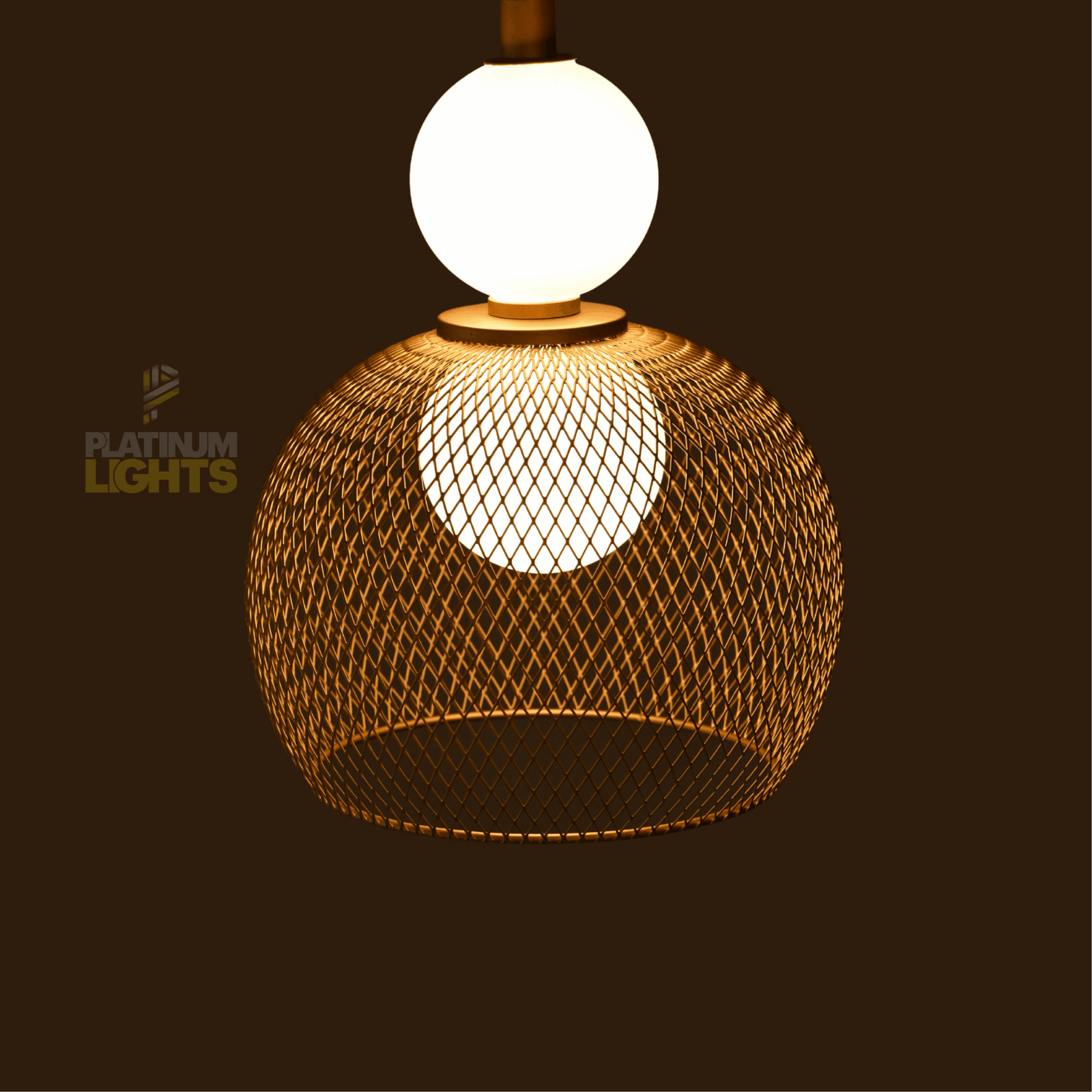 AURA DOME MESH GLOW PENDANT LIGHT - Image 2
