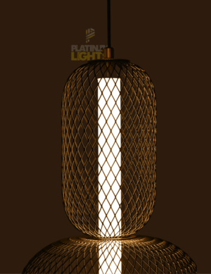 DUAL MESH GLOW PENDANT LIGHT