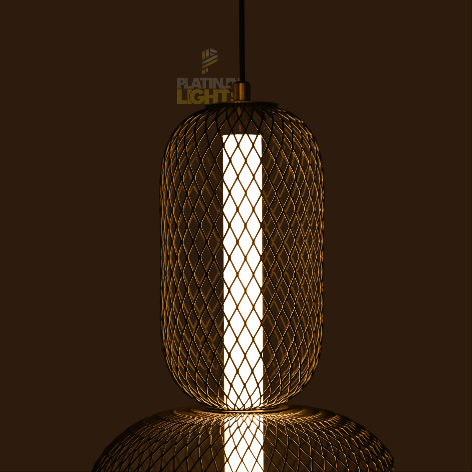 DUAL MESH GLOW PENDANT LIGHT