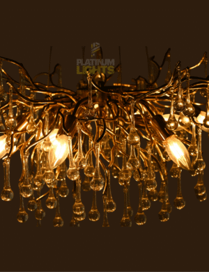 Golden Cascade Chandelier
